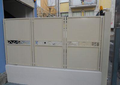 Ringhiera tipo privacy con ricci