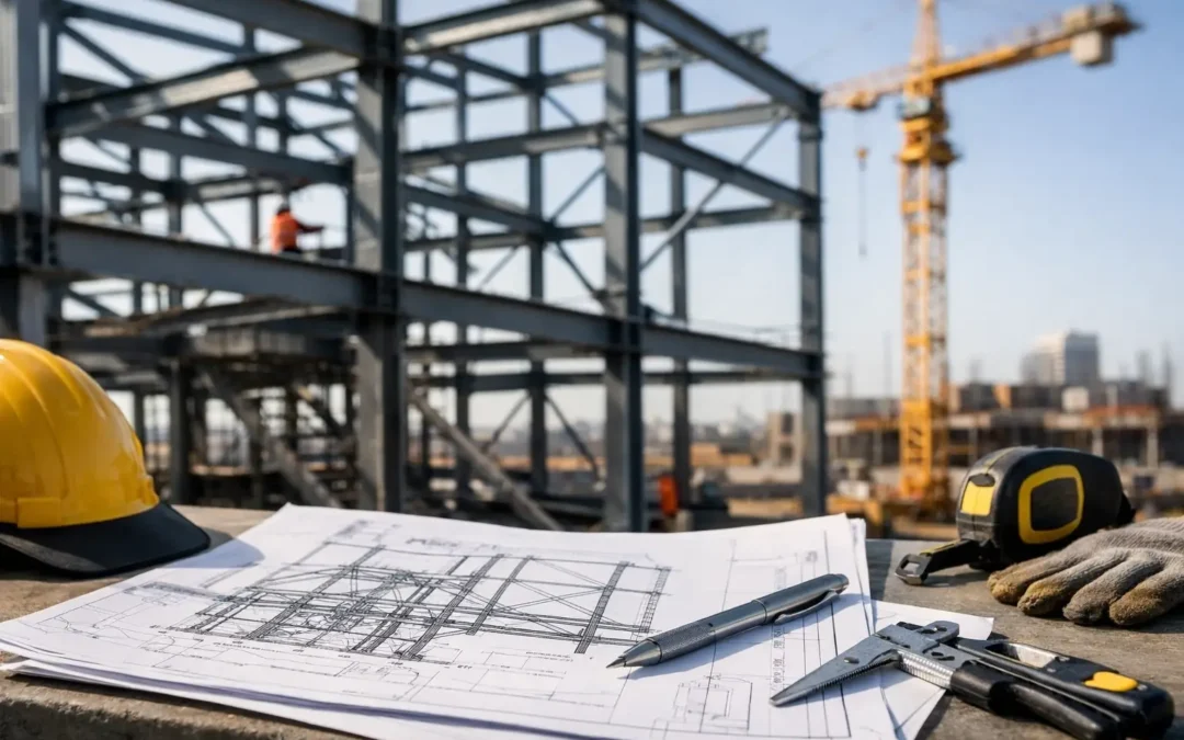 Disegno strutture acciaio per cantieri precisi